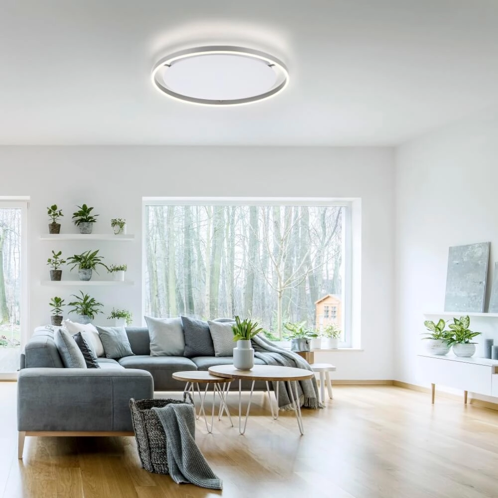 Plafondlamp Ritus aluminium Ø 58,5cm Just Light 4043689983475
