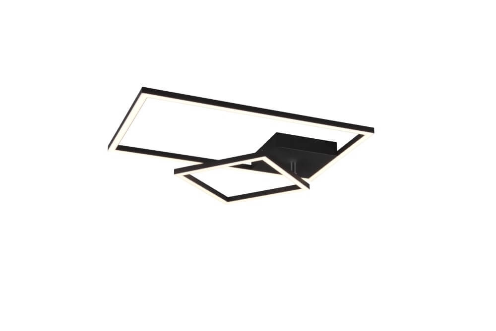 Plafonnière Padella 63cm zwart Trio 4017807512304