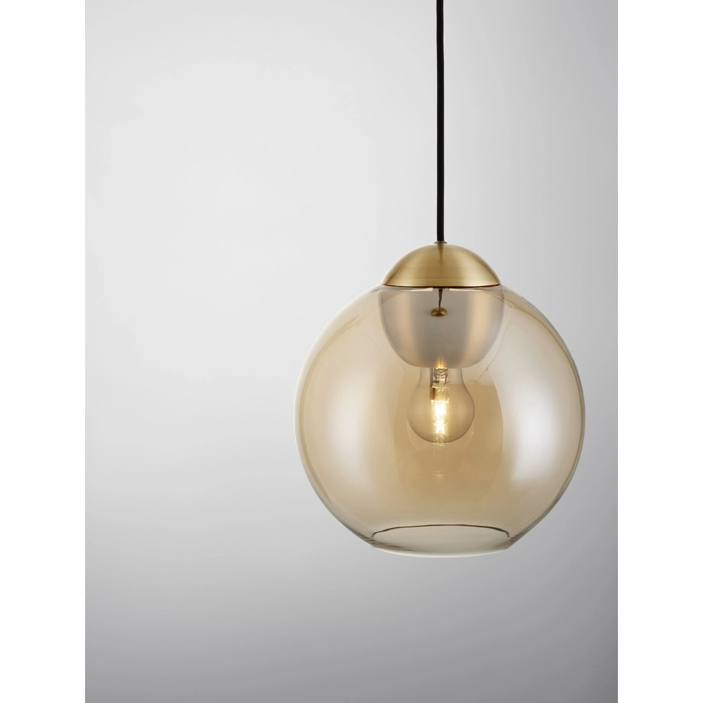 Design hanglamp Midori amber glas Lyora 5212017434241
