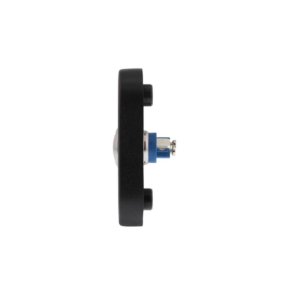 Ovale deurbel Chimea verdekt zwart Intersteel 8714186400814