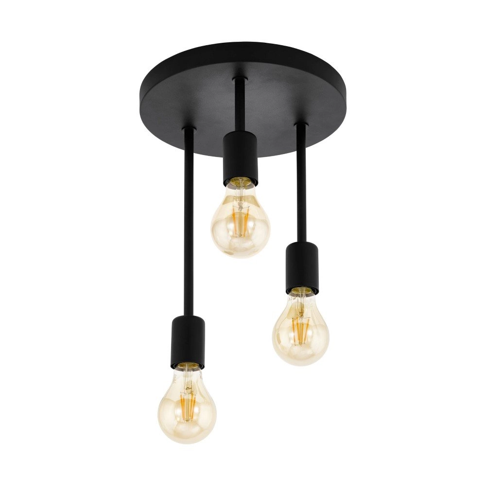 Zwarte plafondlamp Wilmcote