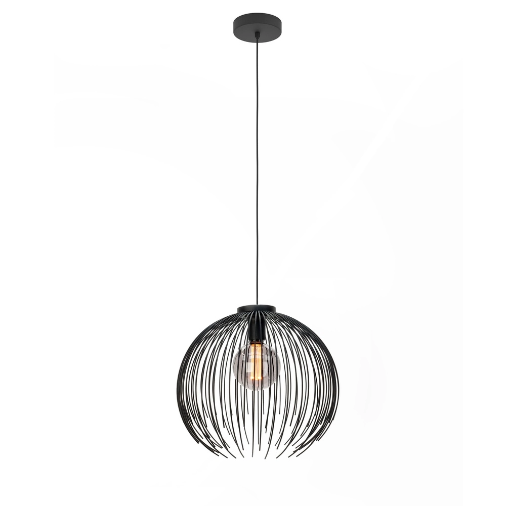 Zwarte draad hanglamp Venezuela Ø 40cm