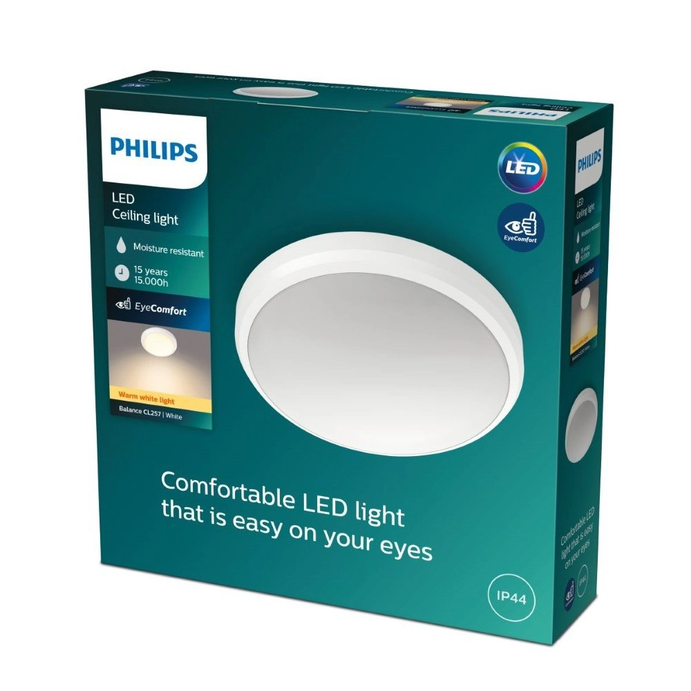 Badkamer plafonnière Balance Ø 22,5cm Philips 8718699778873