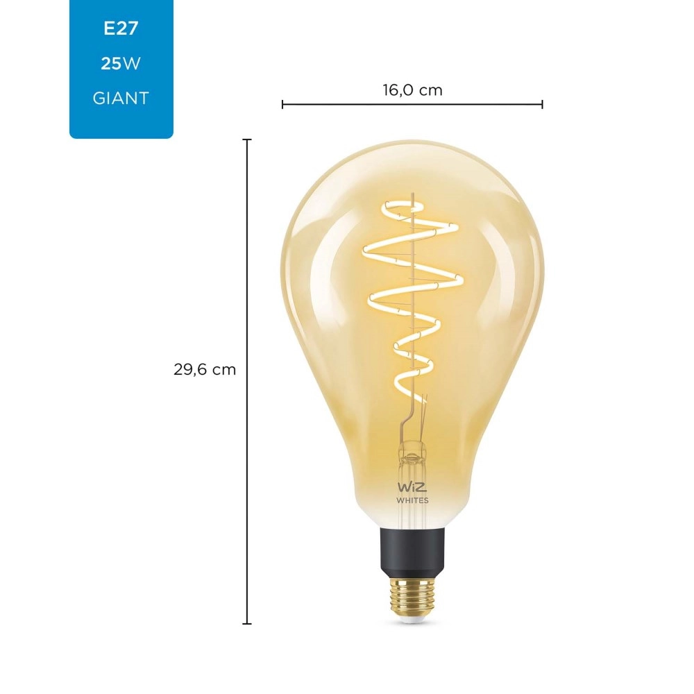 Goldline lampenbol 6,5W - E27 - Led WiZ 8718699786854