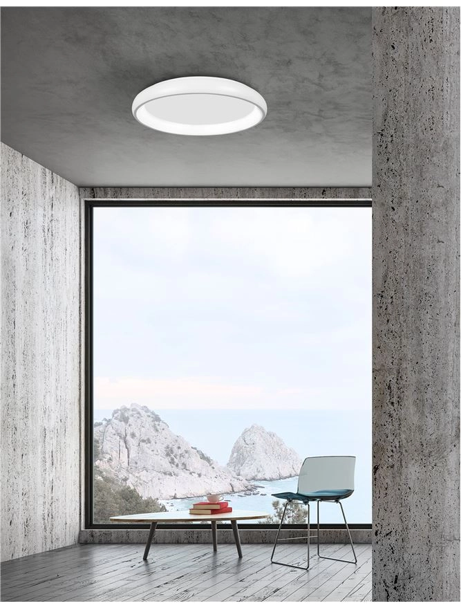 Plafondlamp Albi wit Ø 61cm Lyora 5212017416971