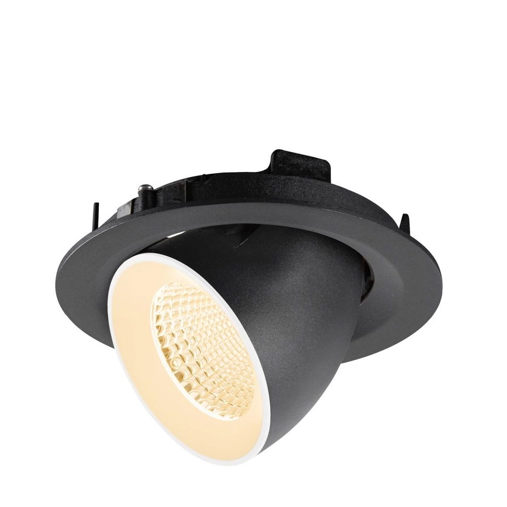 Inbouwspot Numinos Gimble M zwart/wit 2700K - 40gr SLV 4024163312097