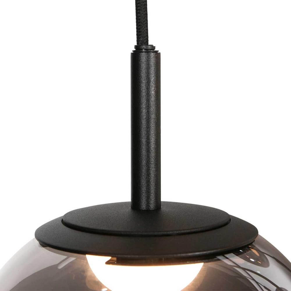 Vide hanglamp Bollique zwart 12-lichts Steinhauer 8712746177930