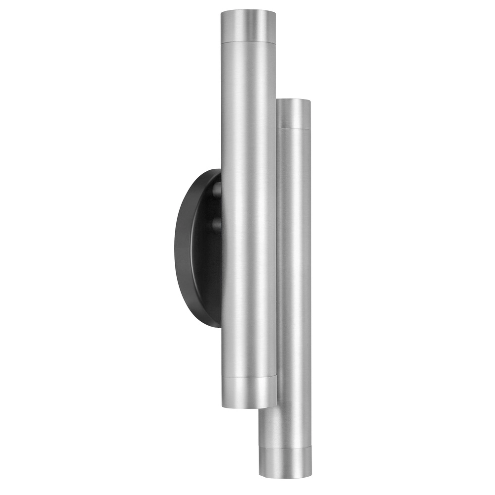 Design wandlamp Trend dubbel nikkel