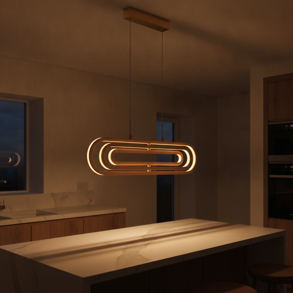 Design hanglamp Arte goud ovaal