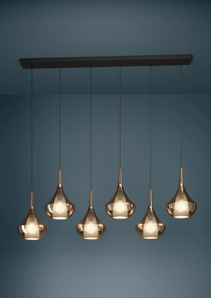 Design hanglamp Almoster recht 6-lichts Stars of Light 9008606354078