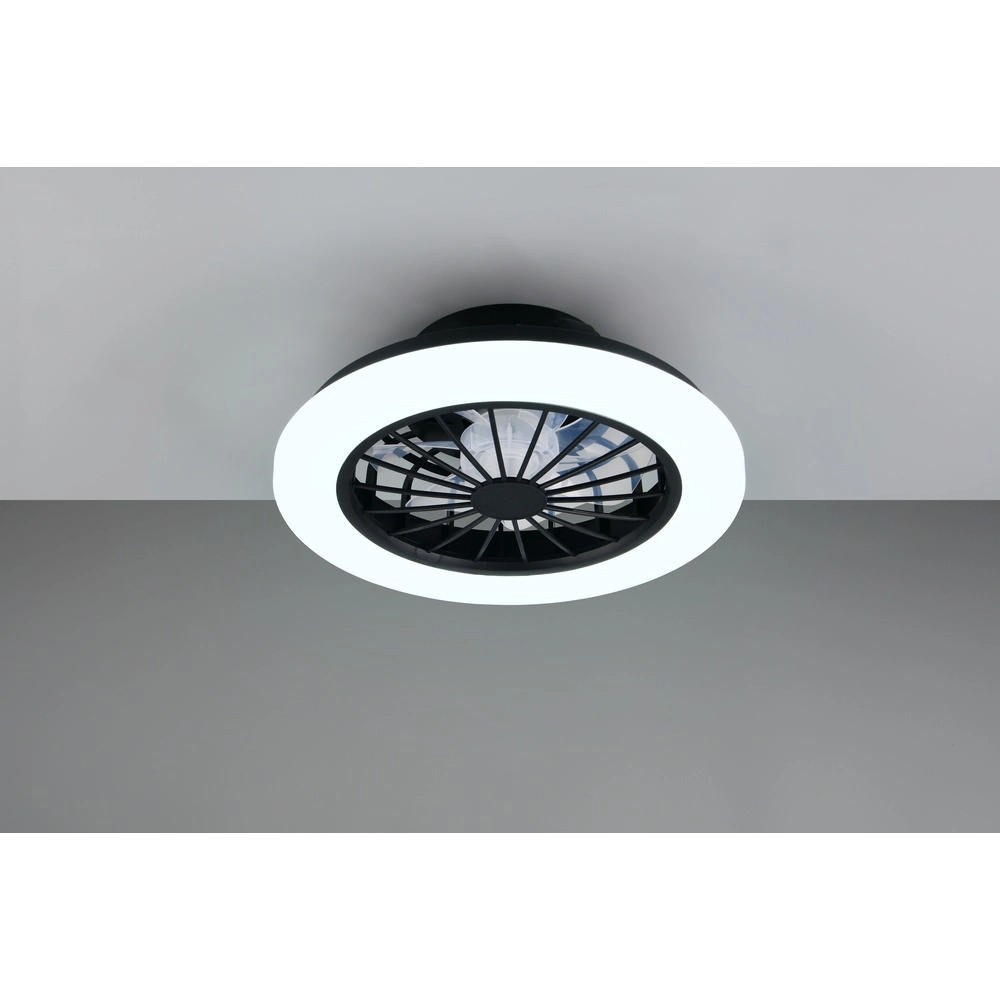 Plafondventilator Rotsund zwart Ø 38cm Trio 4017807693164