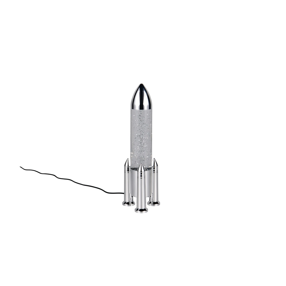 Tafellamp Apollo raket titanium grijs Trio 4017807681208