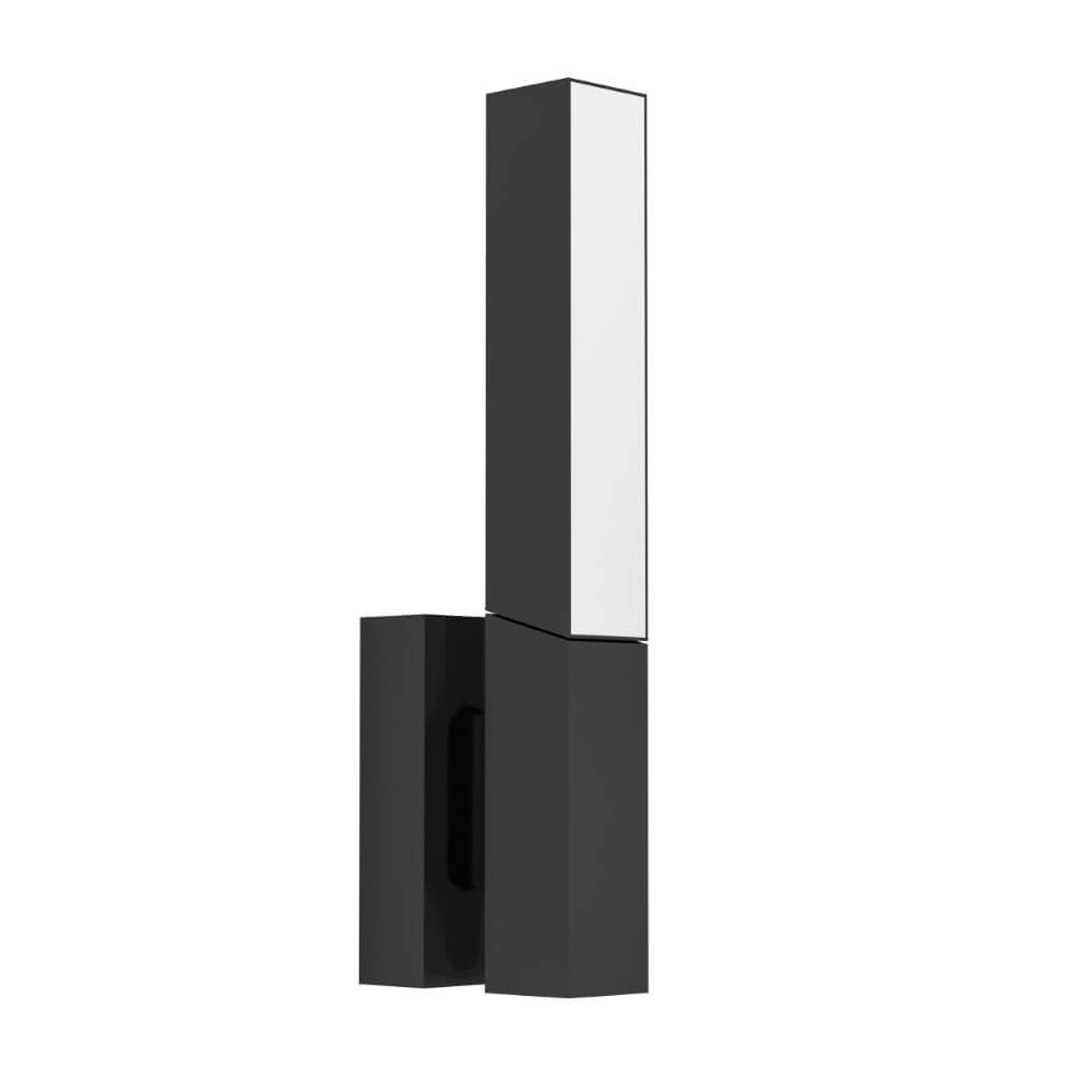 Zwarte led buitenlamp Ugento