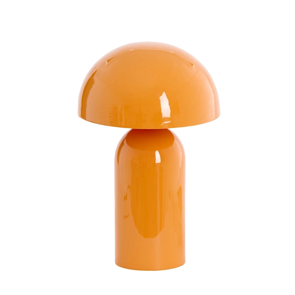 Champignon tafellamp Tolima glans oranje - Ø 31cm