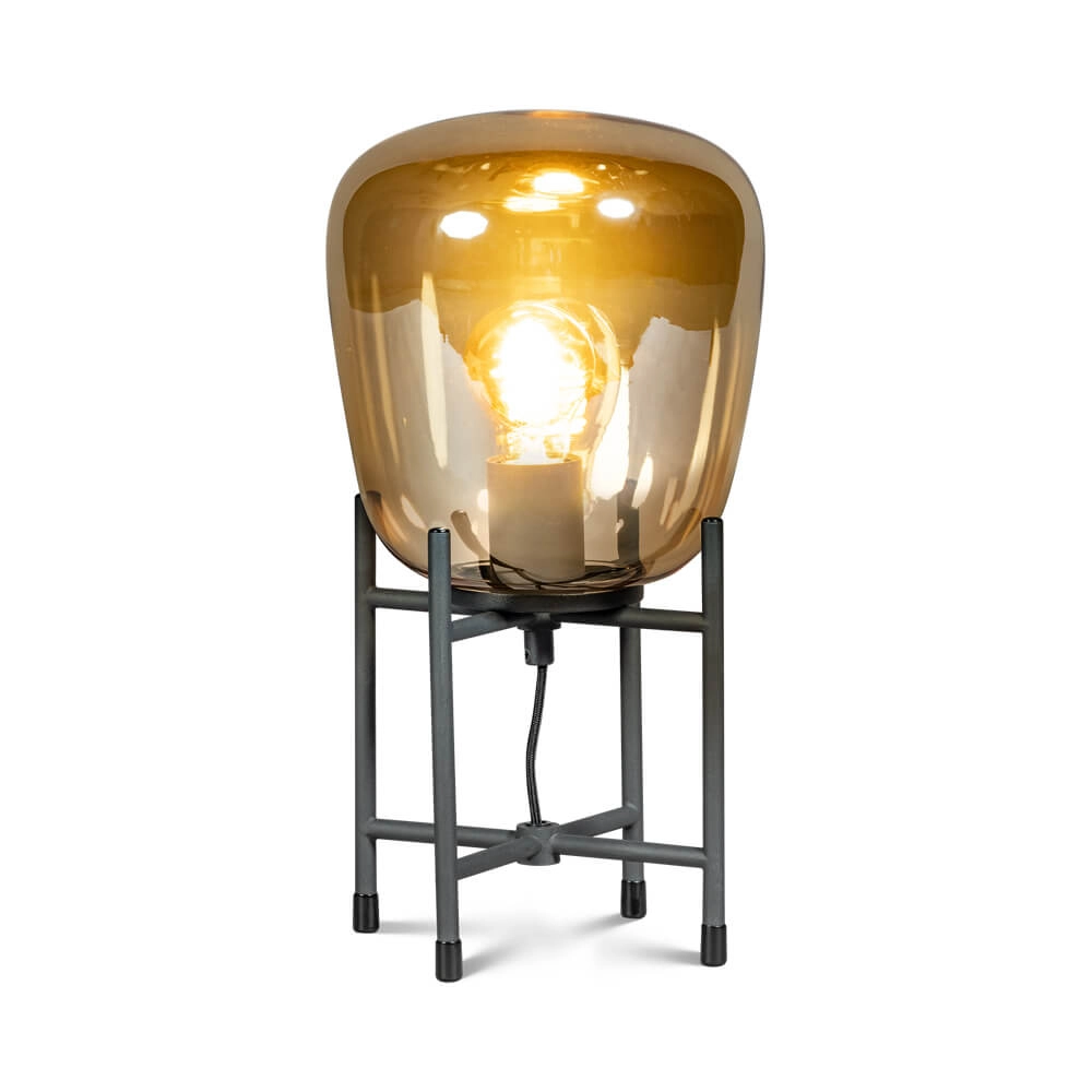 Binnenlamp Benn Gold zwart met goud ETH 8720195303015