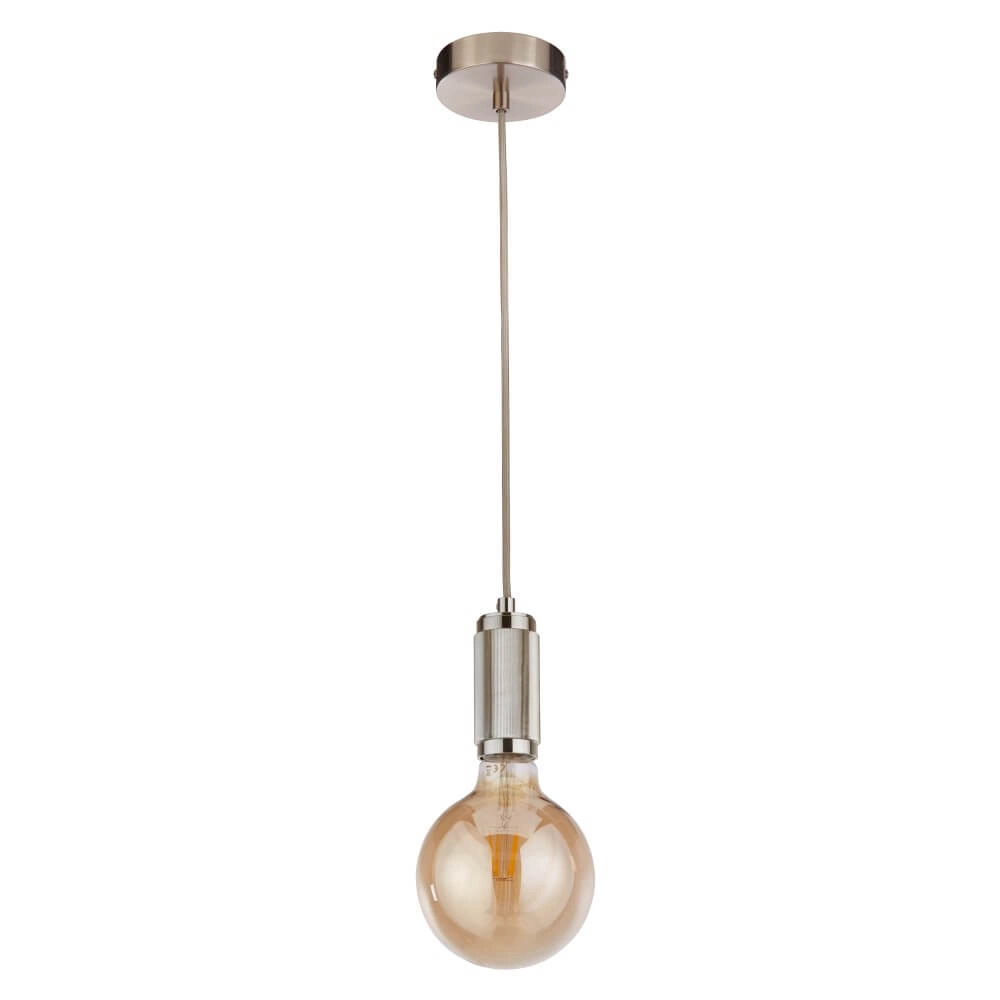 1-lichts hanglamp Suspension zilver