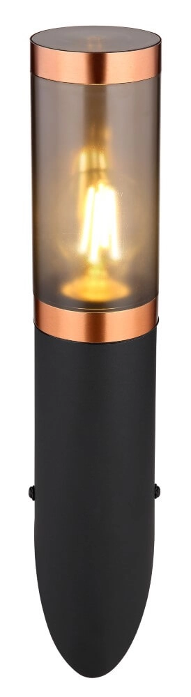 Outdoor lamp Boston black with red copper Globo 9007371436927