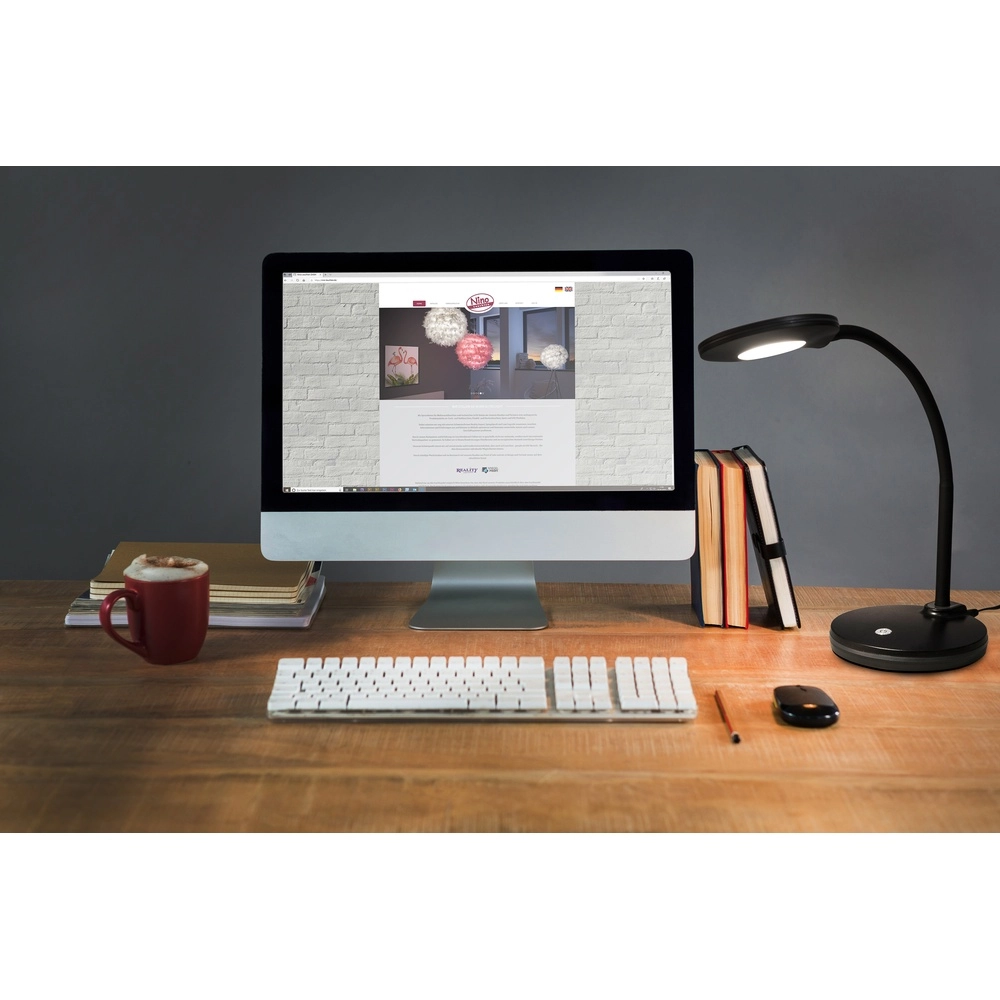 Led bureaulamp Carmen zwart Globo 4048194064695