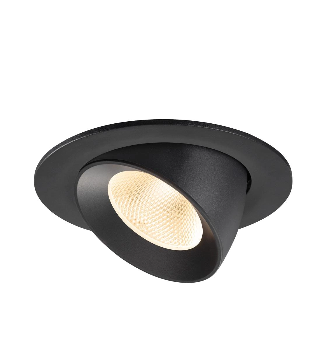 Inbouwspot Numinos Gimble L zwart/chroom 2700K - 20gr SLV 4024163310499