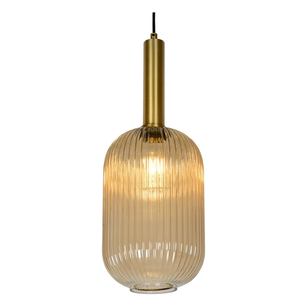 Hanglamp Maloto Ø 20cm amber Lucide 5411212451187