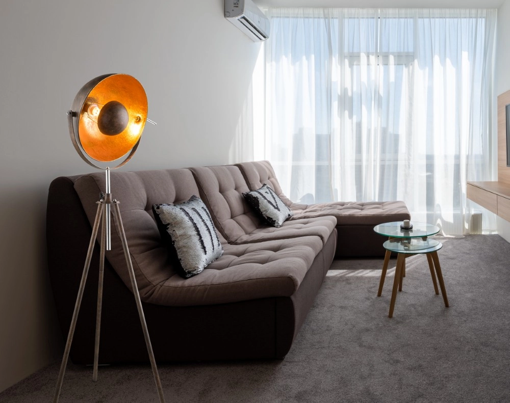 Tripod vloerlamp Xirena I roest bruin Globo 9007371351152