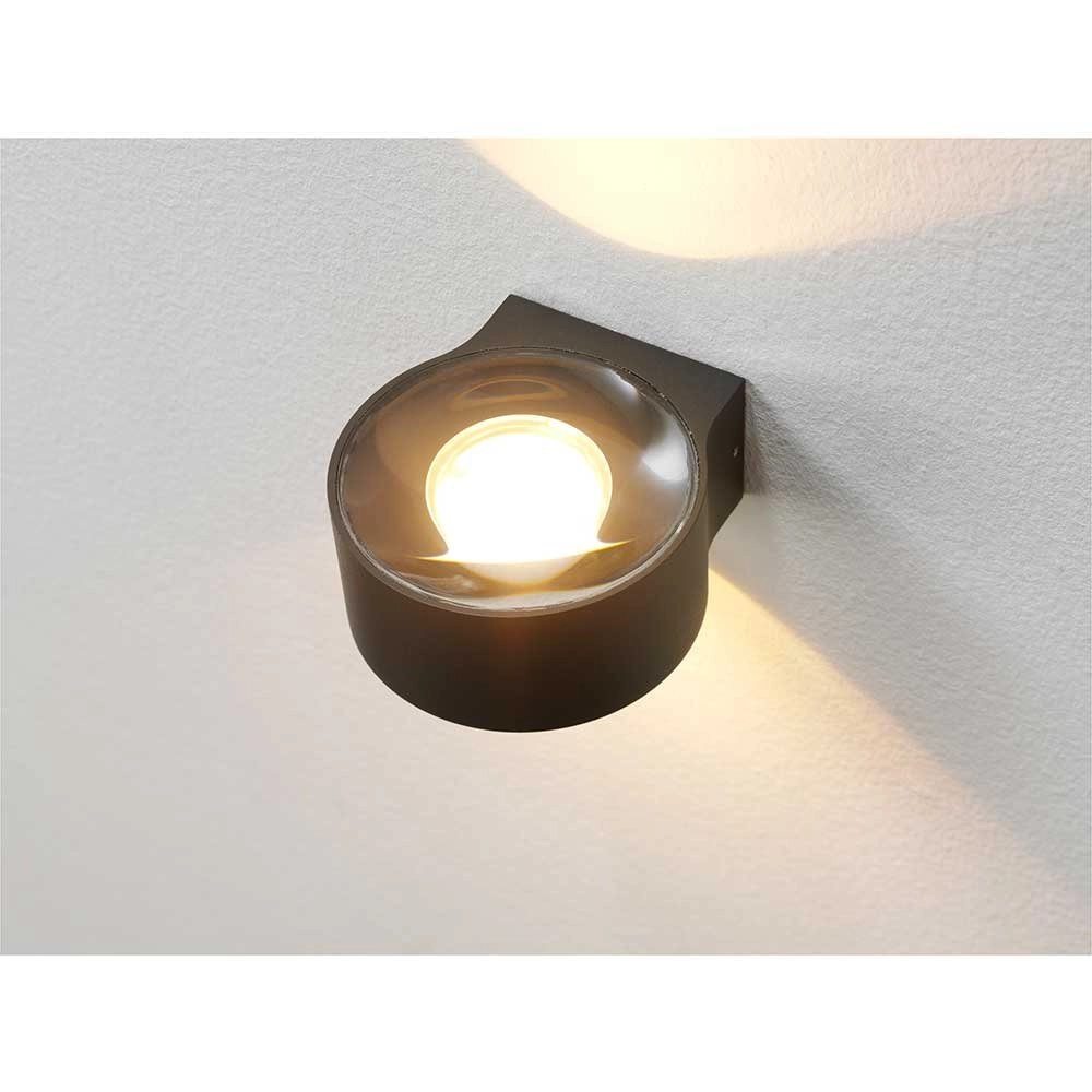 Antraciete wandspot Hudson 11cm - zwart Artdelight 8719831733712