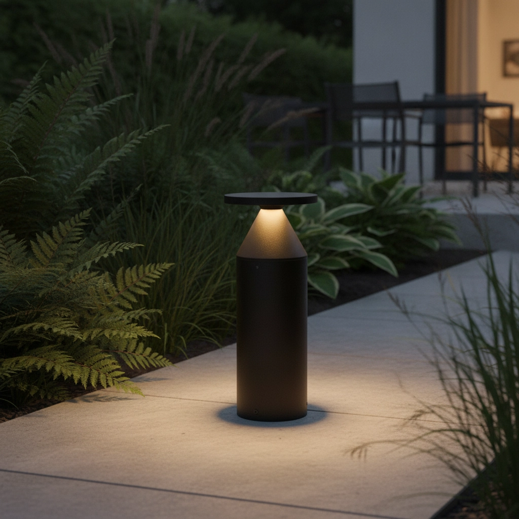 Zwarte design lamp Neve 30cm