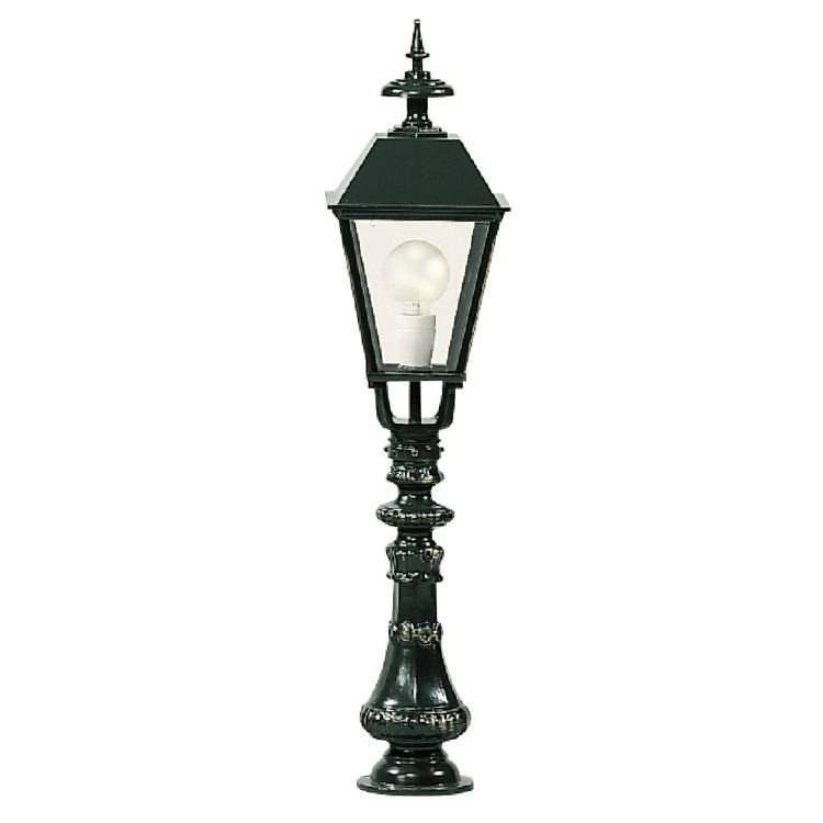 Nostalgische tuinlamp Brighton zwart