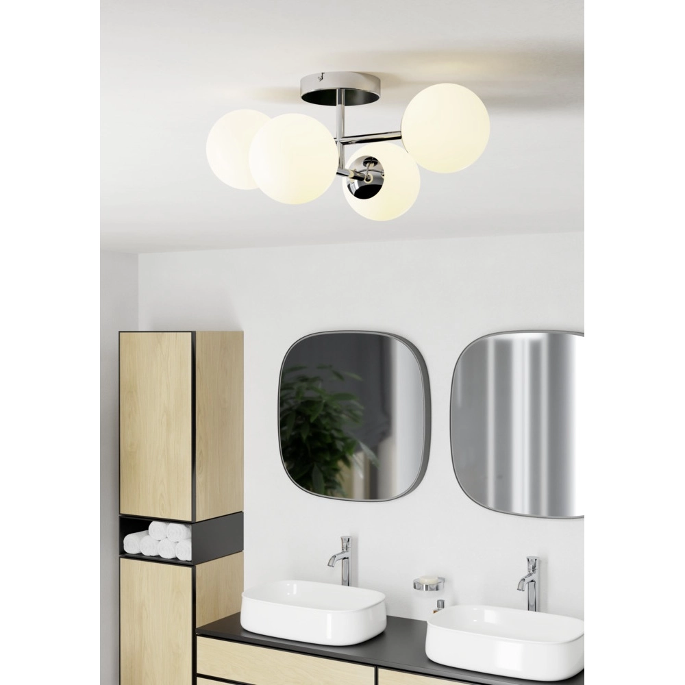 Plafondlamp Castrovido 4-lichts chroom Eglo 9008606360758