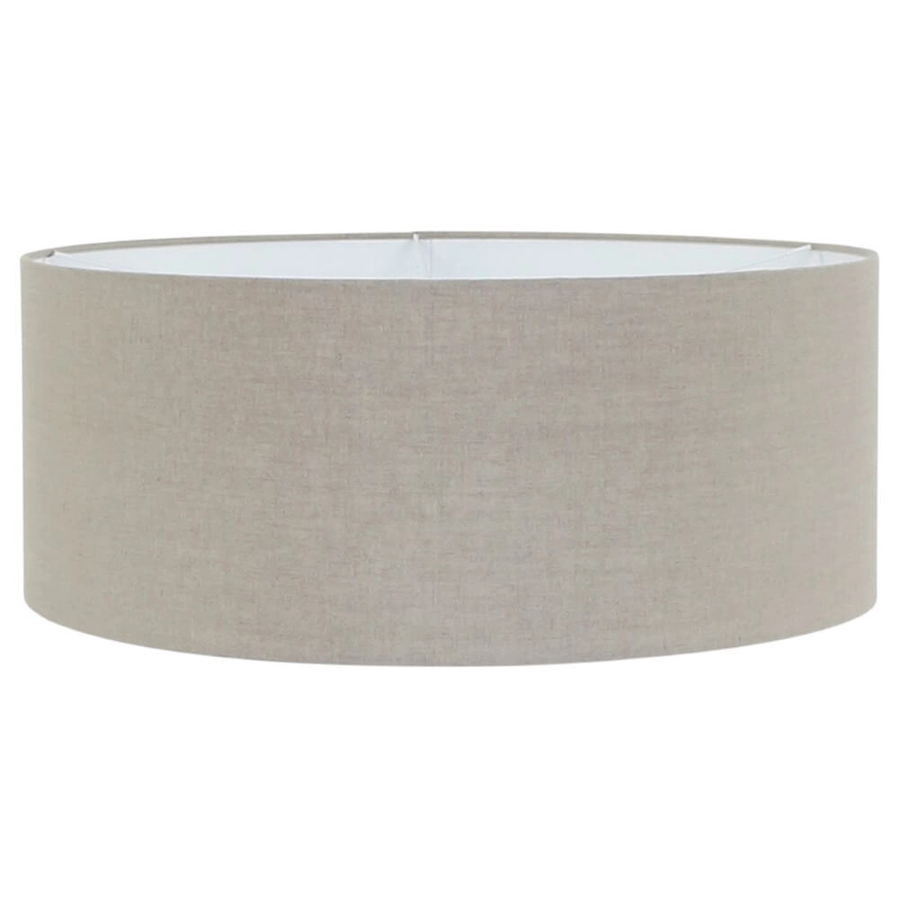 Witte booglamp Sparkled met taupe kap Steinhauer 8712746152333