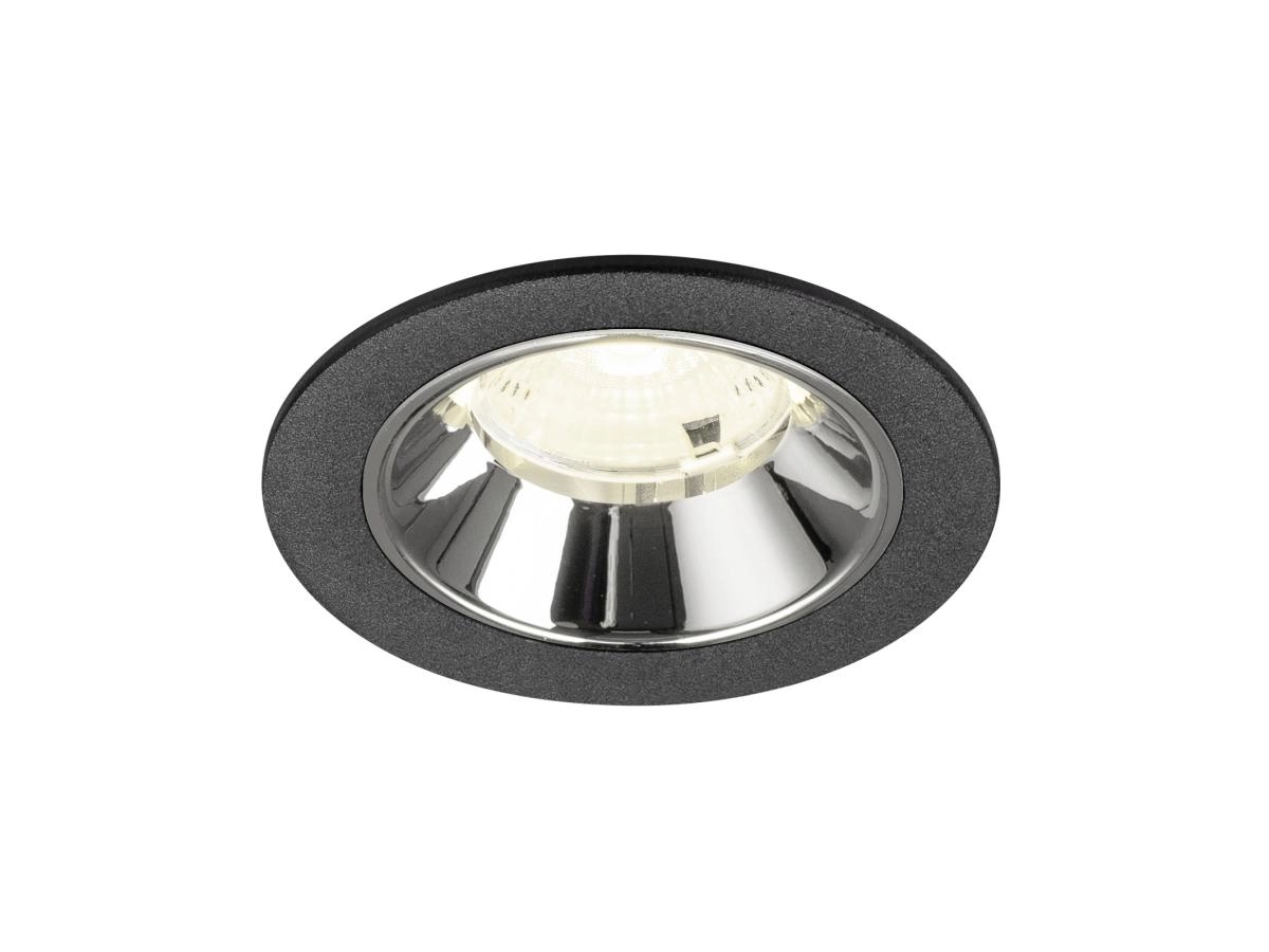 Inbouwspot Numinos S zwart/chroom 4000K - 55gr