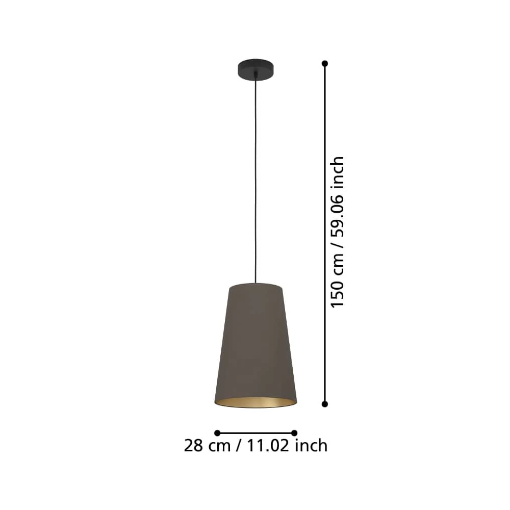 Cappuccino hanglamp Petrosa Ø 28cm Stars of Light 9008606238170