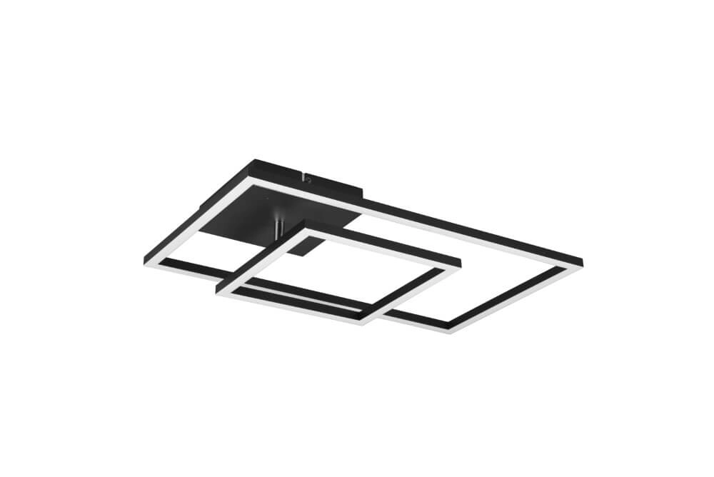 Zwarte plafondlamp Padella led Trio 4017807521832