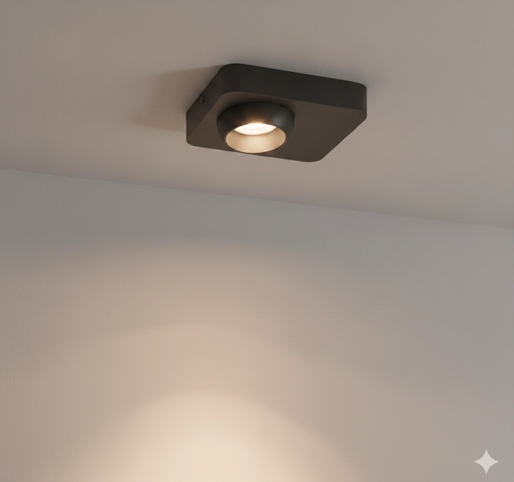 Plafondlamp Kedros zwart