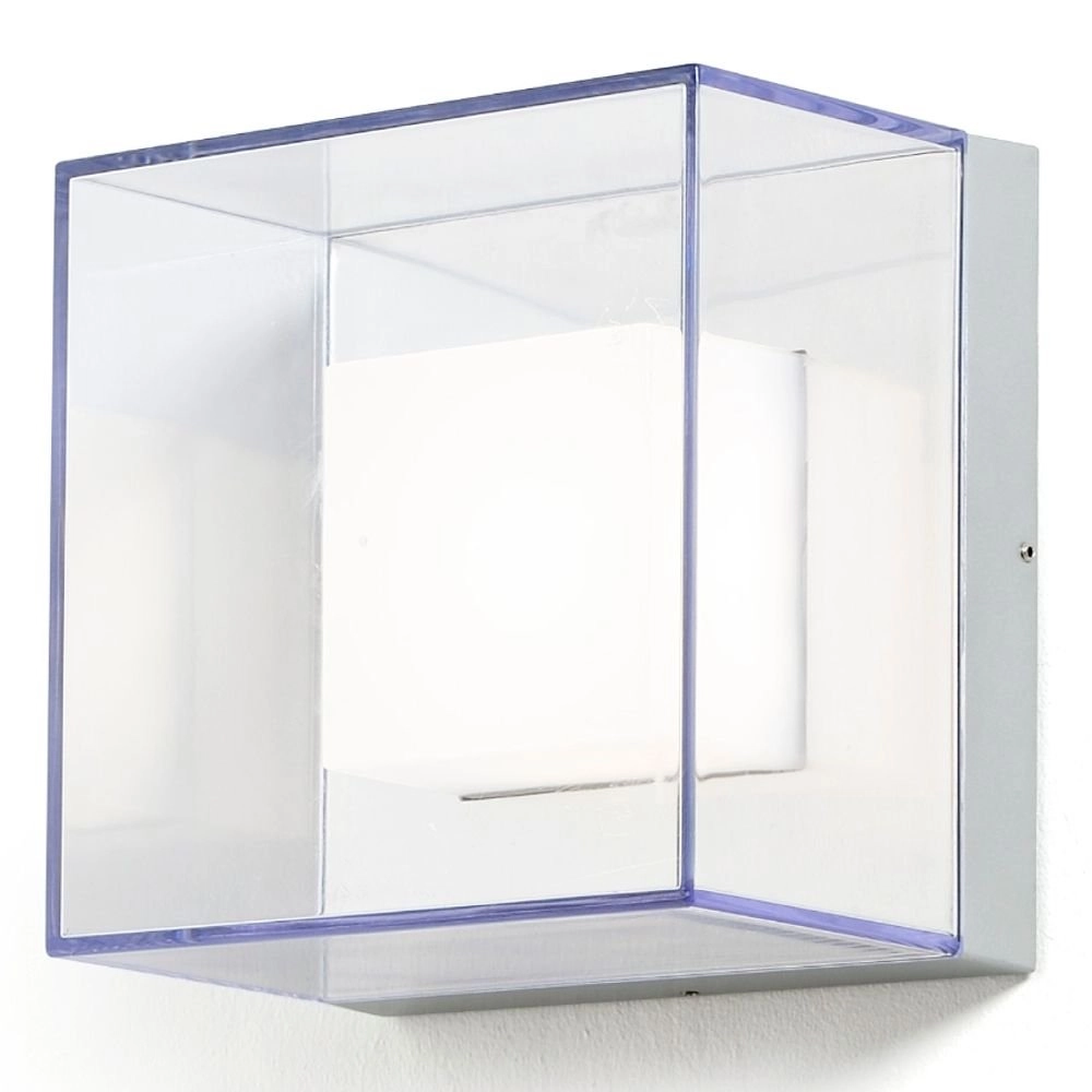 Led buitenlamp Sanremo 21cm zilvergrijs