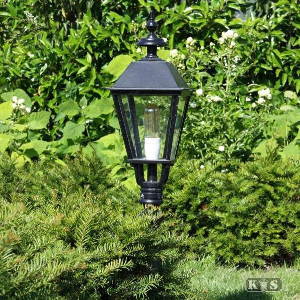 Staande tuinlamp Newport lantaarn - zwart KS verlichting 8714732505147