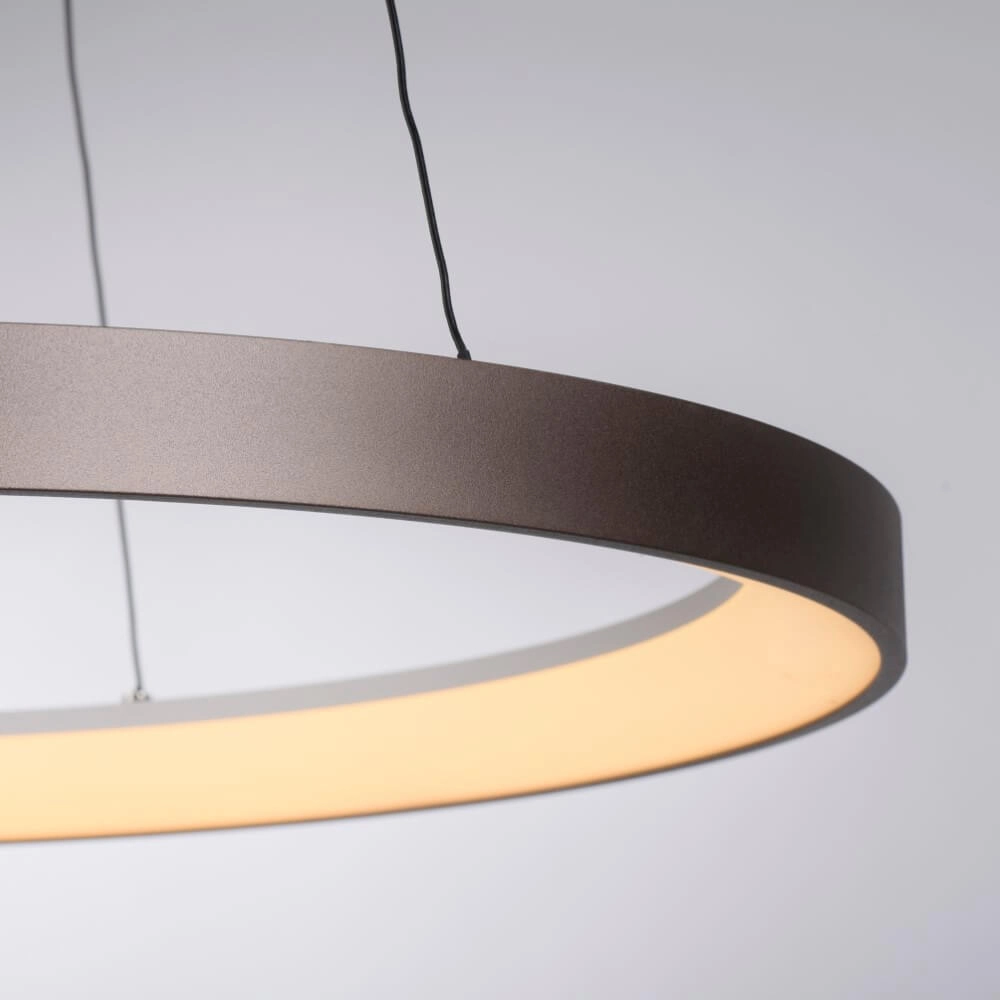 Ronde hanglamp Hoop bruin Paul Neuhaus 4012248384701