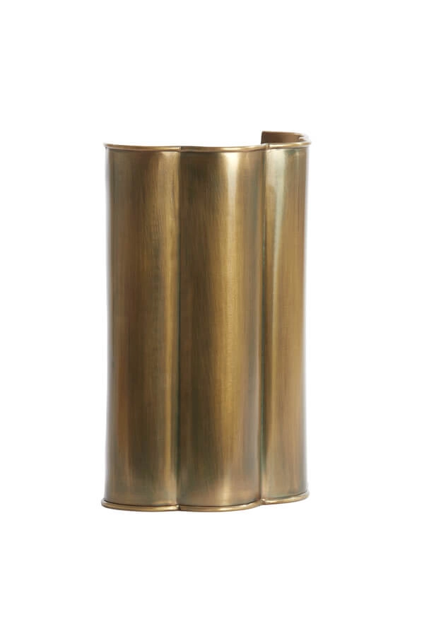 Bronzen wandlamp Fringe 21 x 30,5cm Light & Living 8717807705152