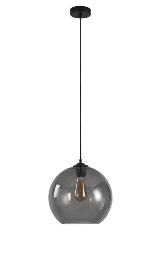 Plafondlamp Marino grijs glas Ø 30cm Artdelight 8719831738502