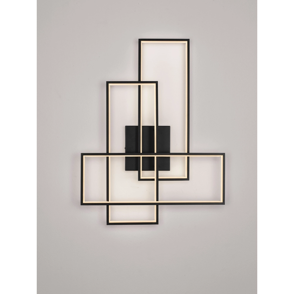 Wandlamp Alis design zwart Lyora 5212017468697