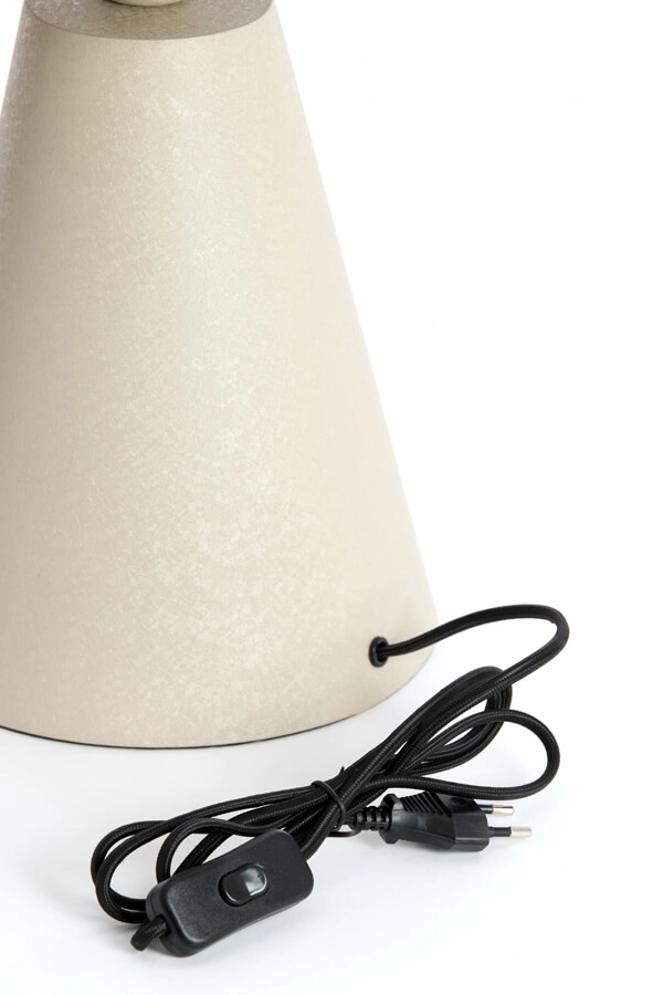 Design tafellamp Surrina crème Ø 31cm Light & Living 8717807743567