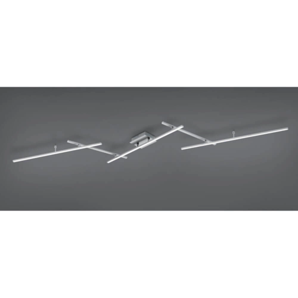 Plafonnière Arvin 4-stripe RVS Trio 4017807504071