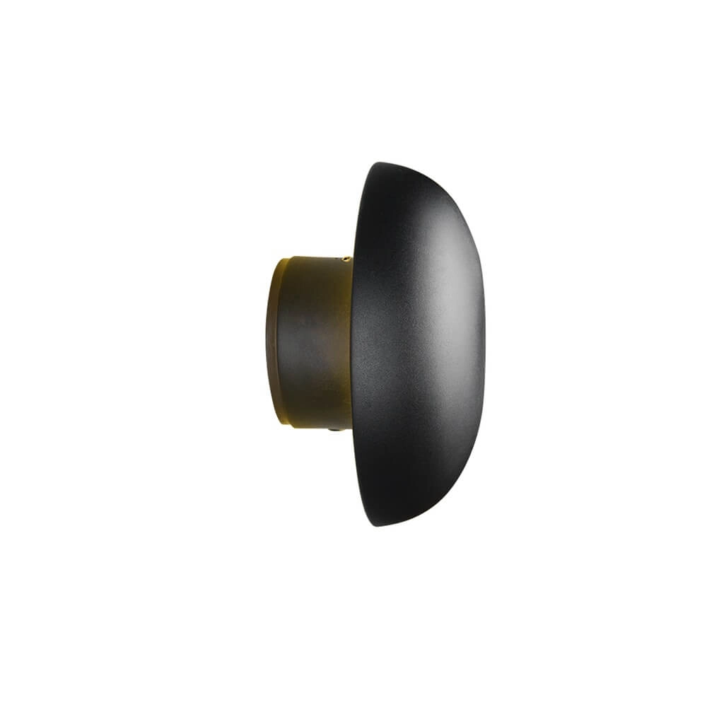 Zwarte wandlamp Davey Ø 15cm Trio 4017807643794
