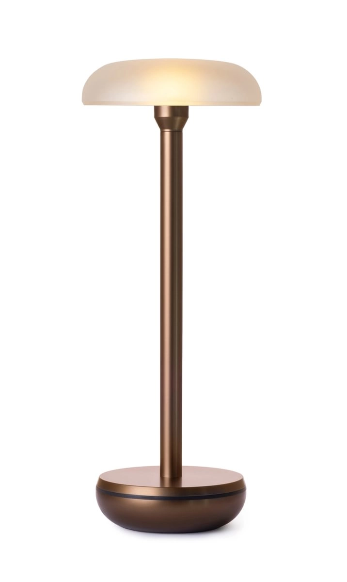 Air Bronze - Frosted oplaadbare tafellamp