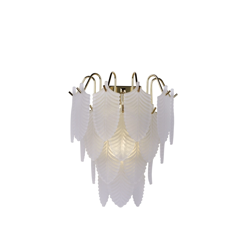 Wandlamp Feather 1-lichts goud