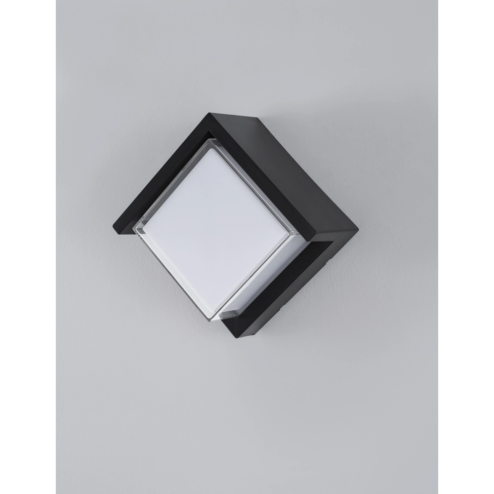 Design wandlamp Max vierkant grijs Lyora 5212017425904