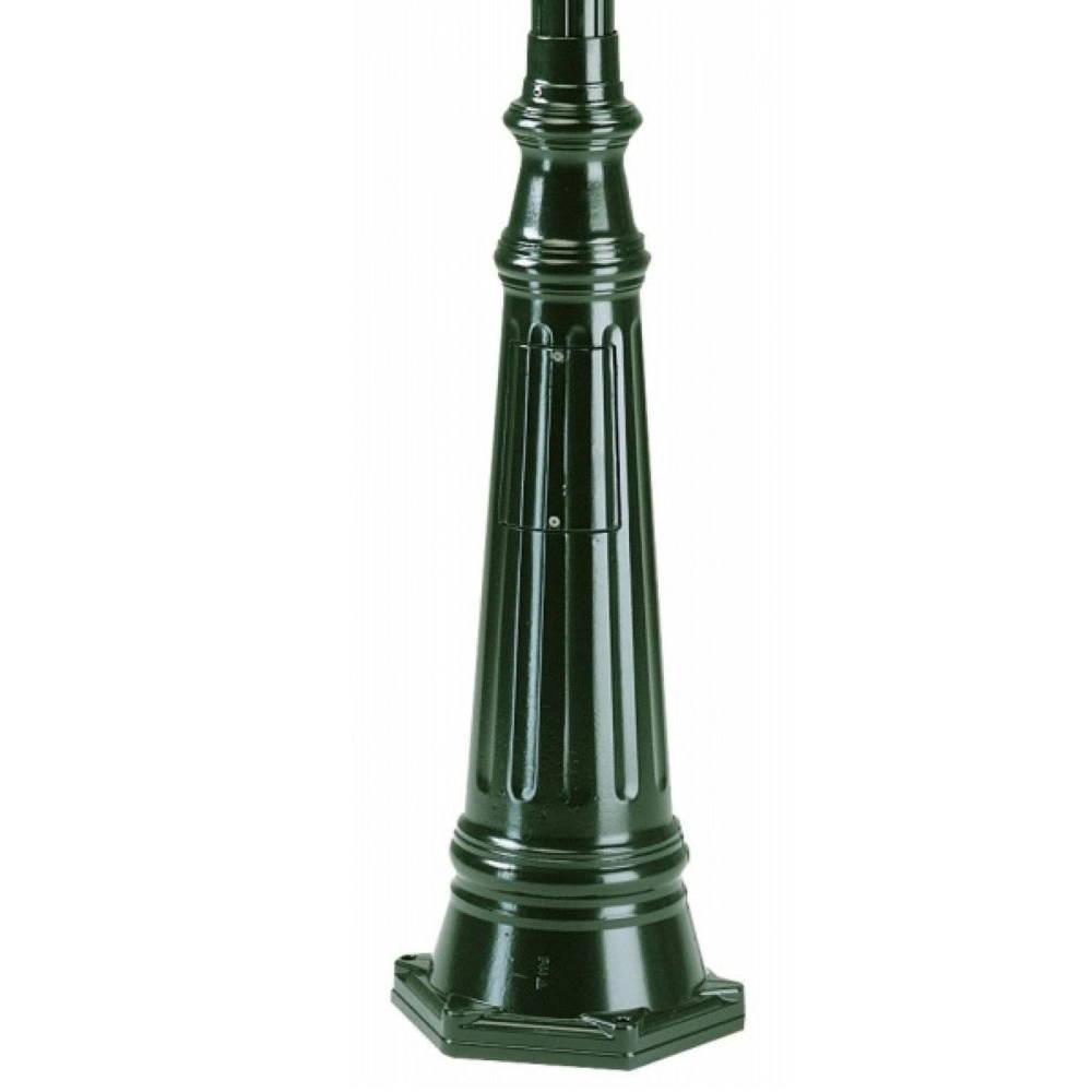 Nostalgic mast Budel E92 zwart KS verlichting 8714732595841
