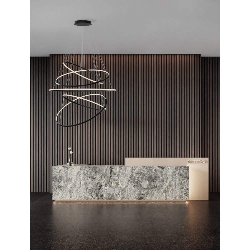 Design hanglamp Maelo zwart Ø 120cm Lyora 5212017479730