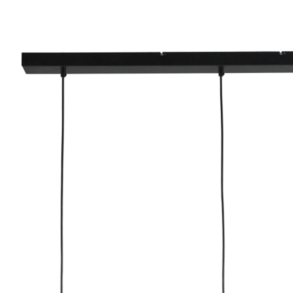 Eetkamerlamp Boris Concepto 3x14 zwart met koperbruin Masterlight 8718121148908