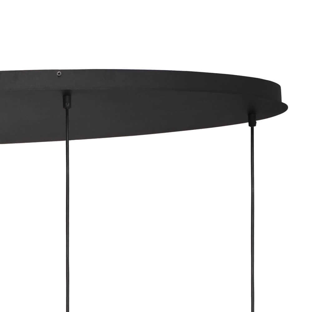 Hanglamp Lava Oval 4x goud glas Ø 22,5cm Masterlight 8718121290065